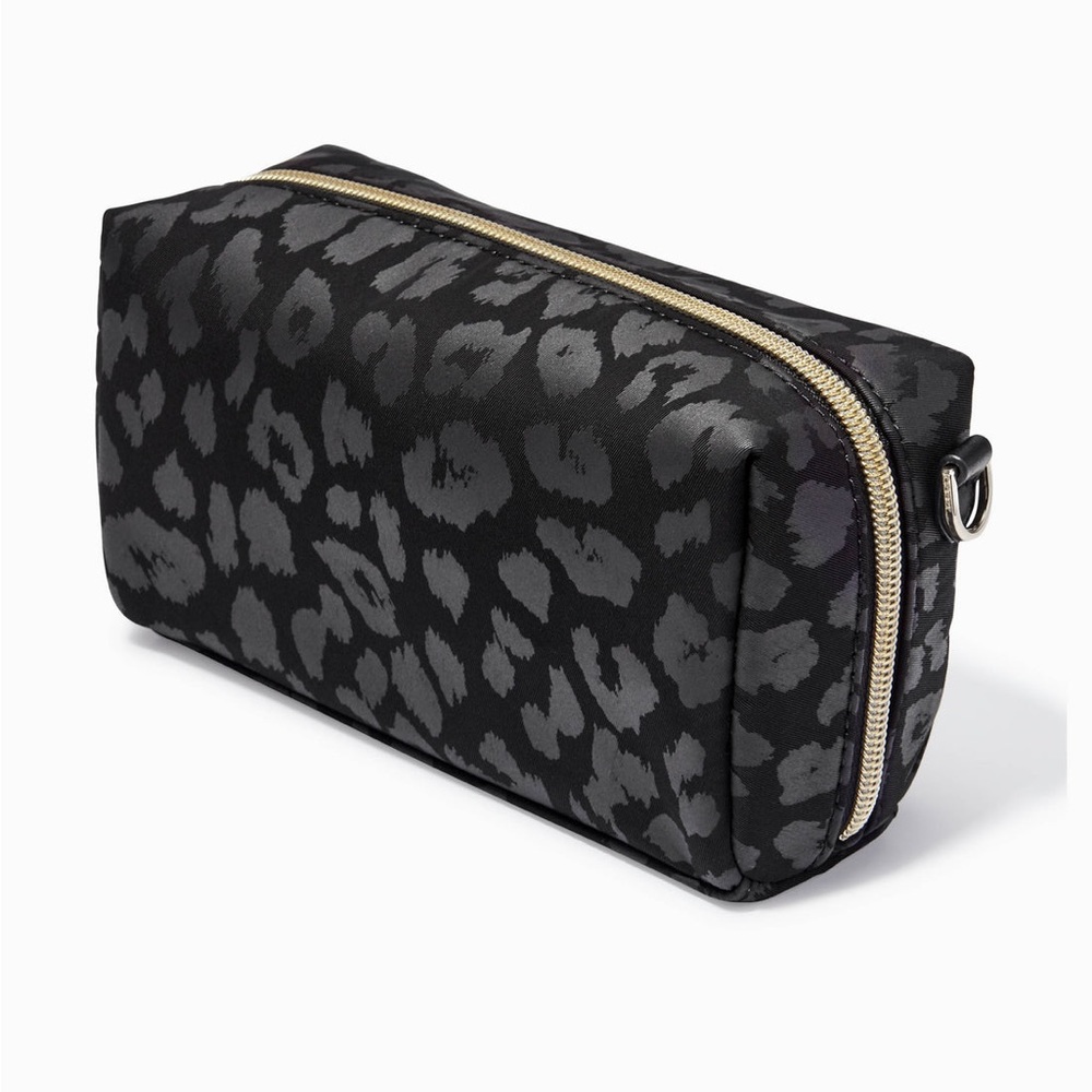 Stella & Dot Organizational Pouch Black Leopard